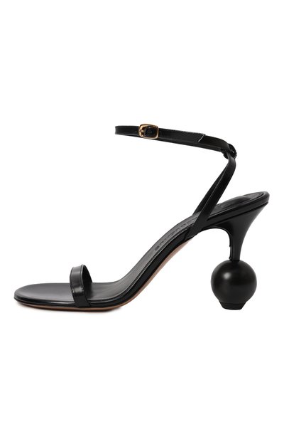 Кожаные босоножки bisou 105 JACQUEMUS, арт. 24H/243F0149-4036, фото 4