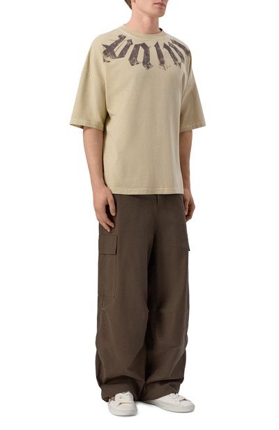 Хлопковая футболка PALM ANGELS, арт. PMAA10DS26JER002, фото 2