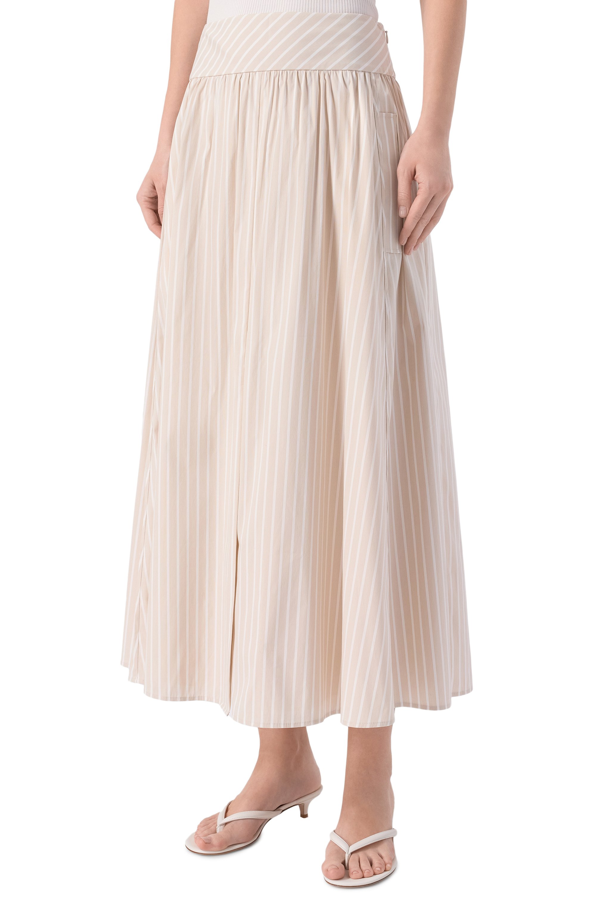 Хлопковая юбка THEORY, арт. Q0204306, фото 3