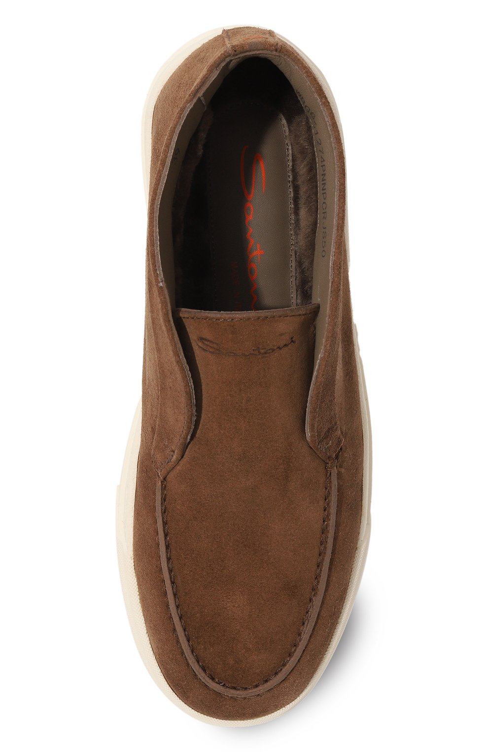 Замшевые кеды SANTONI, арт. WBGG61274PNNPCRJ, фото 6