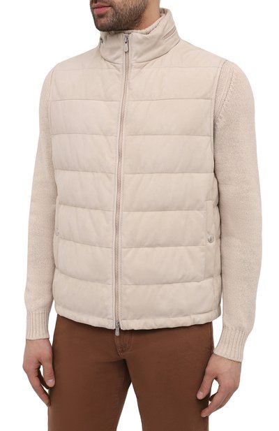 Замшевый жилет BRUNELLO CUCINELLI, арт. M0PCL1699, фото 3