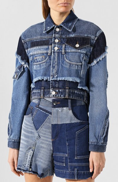 Джинсовая куртка DOLCE & GABBANA голубого цвета по цене 240000 руб., арт. F9D77D/G8959, фото 3 Джинсовая куртка DOLCE & GABBANA, арт. F9D77D/G8959, фото 3