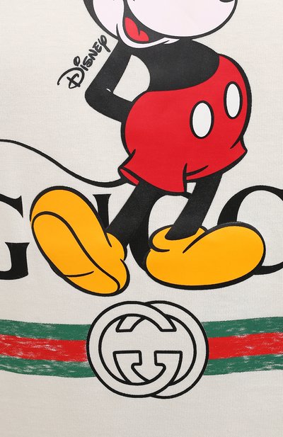 Хлопковая футболка disney x gucci GUCCI, арт. 565806/XJB66, фото 5
