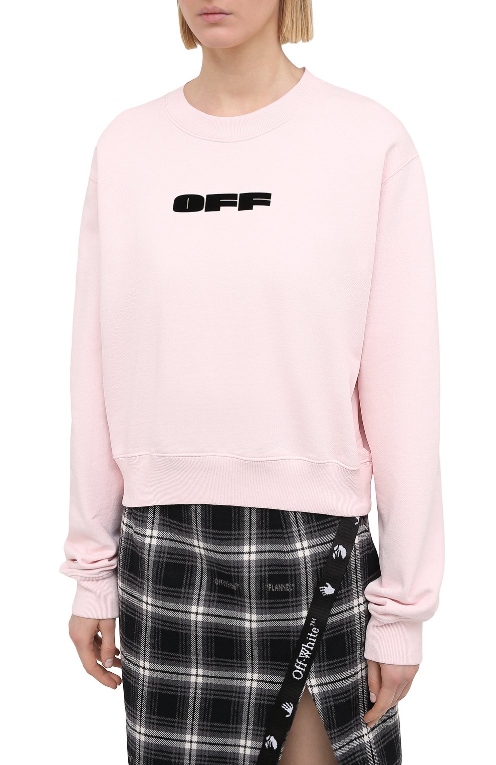 Хлопковый свитшот OFF-WHITE, арт. 0WBA026R21JER001, фото 3