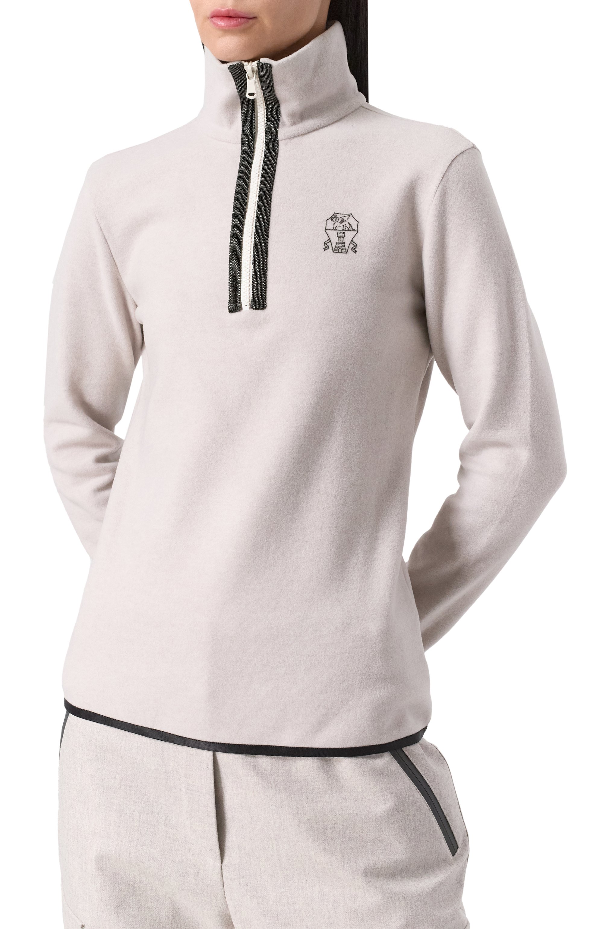 Пуловер из кашемира и хлопка BRUNELLO CUCINELLI, арт. MM840VB904, фото 3