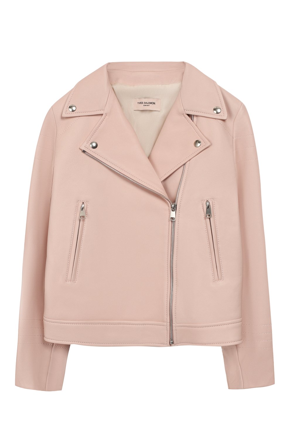 Кожаная куртка YVES SALOMON ENFANT, арт. 9EEV003XXAPXX/12-14, фото 1