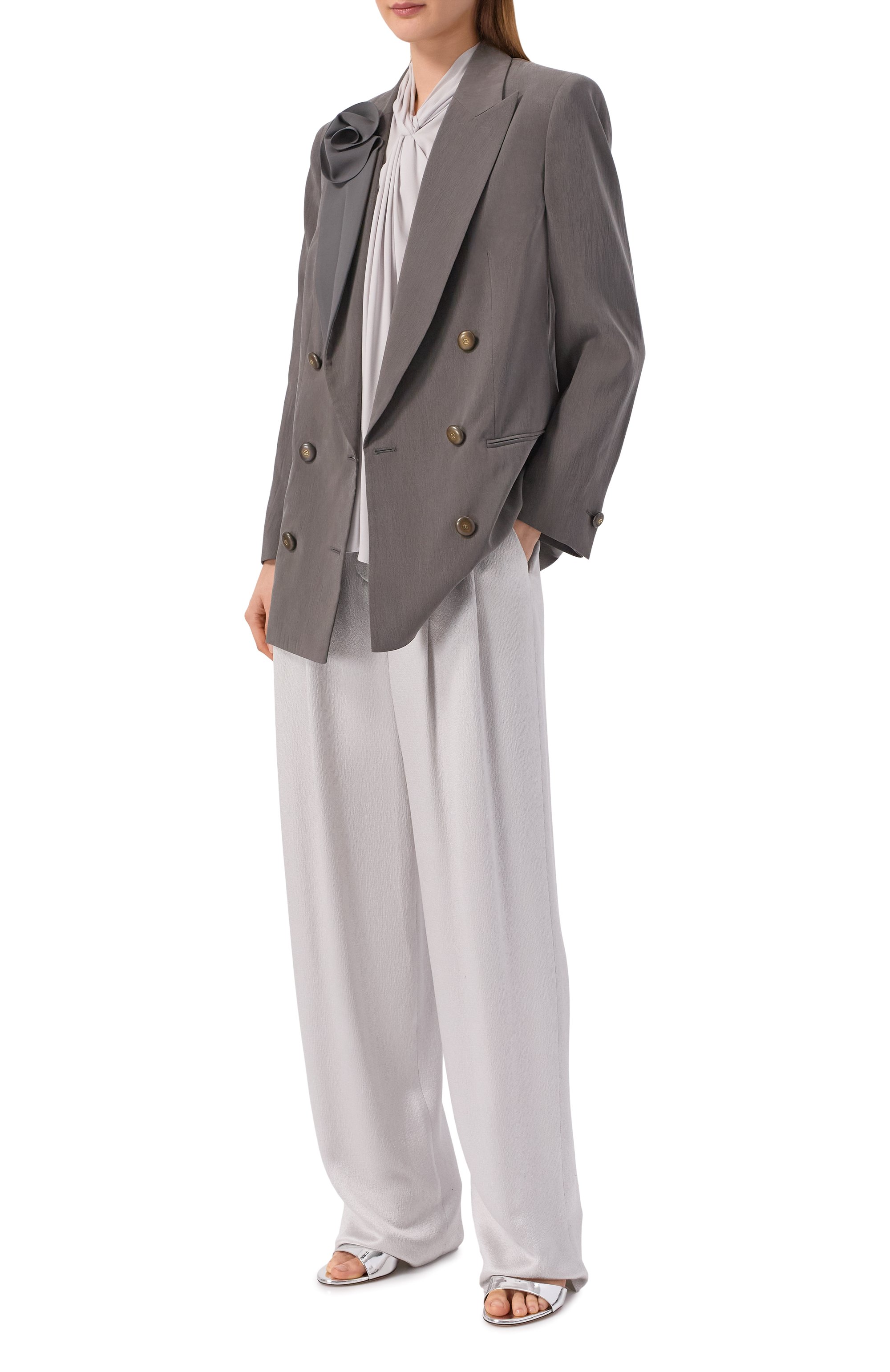 Шелковый жакет GIORGIO ARMANI, арт. GW002454/TE13824, фото 2
