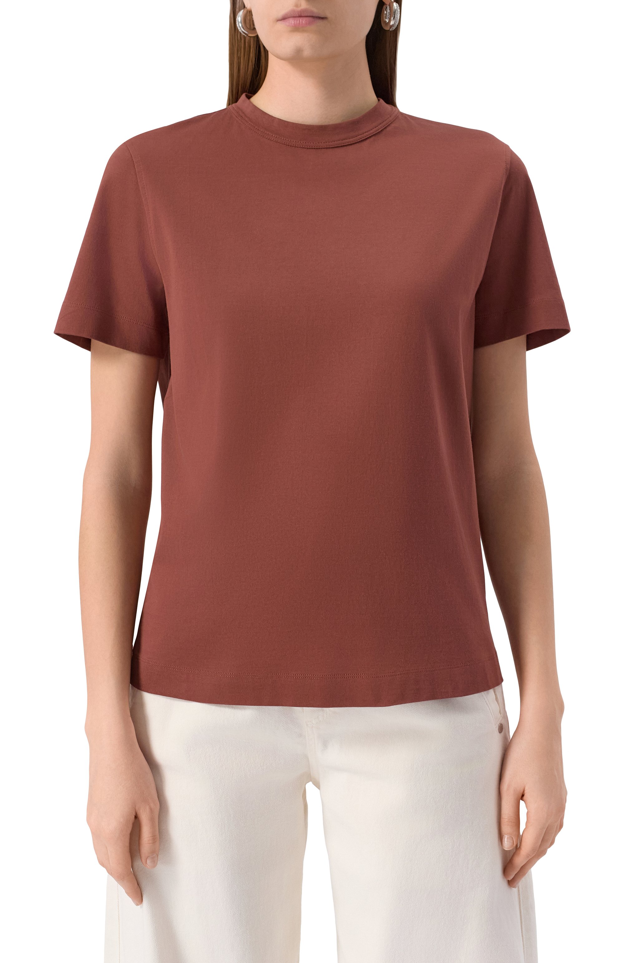 Хлопковая футболка BRUNELLO CUCINELLI, арт. M0T81BI100, фото 3