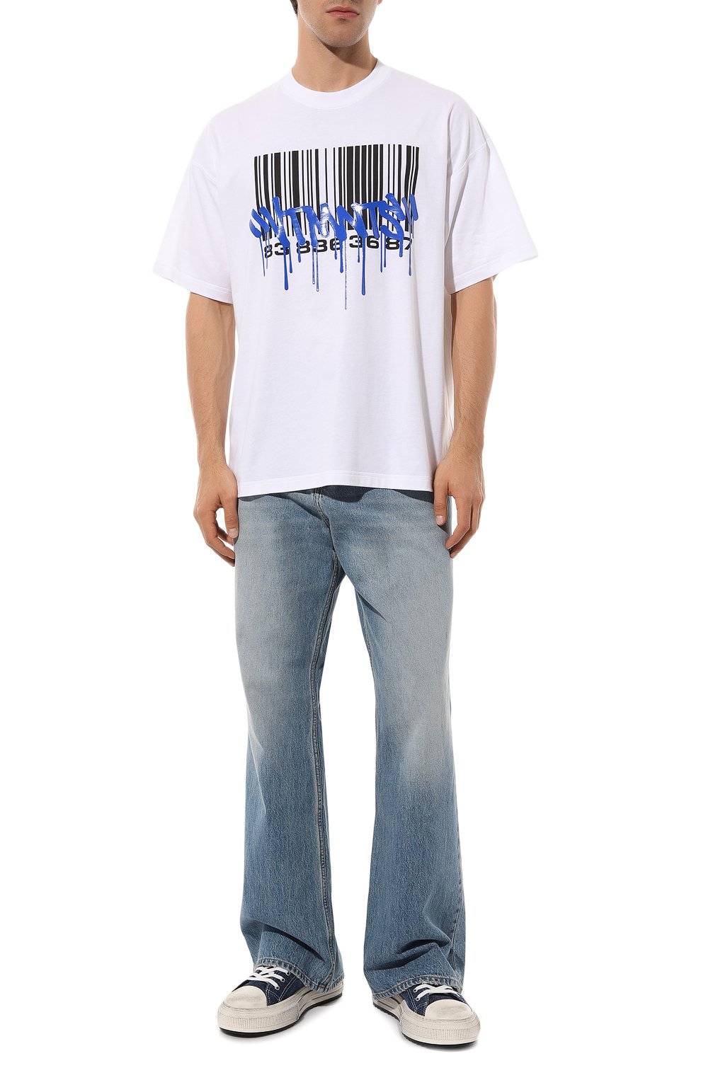 Хлопковая футболка VTMNTS, арт. VL18TR400W, фото 5