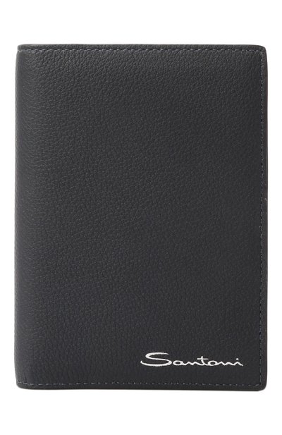 Мужской кожаная обложка для паспорта SANTONI, арт. UFPGA2379F0-ASIW