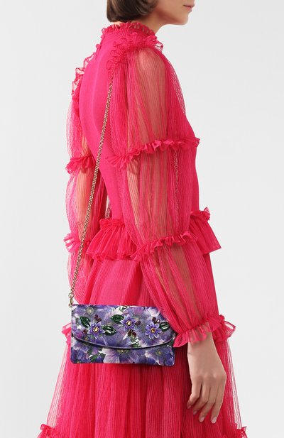 Кожаный кошелек на цепочке DOLCE & GABBANA, арт. BI0977/AJ883, фото 5