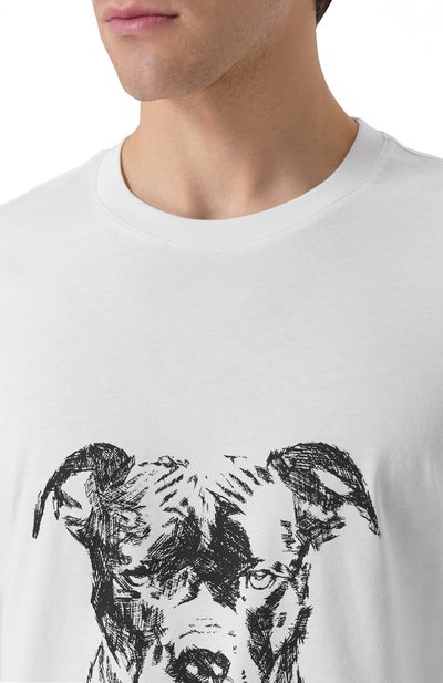 Хлопковая футболка HUGO, арт. 50553779, фото 5