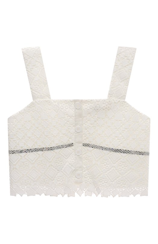 Хлопковый топ Elie Saab junior 2