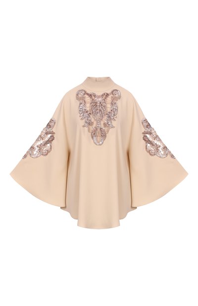 Женская блузка с отделкой пайетками ZUHAIR MURAD, арт. RBL25034/CRCA010