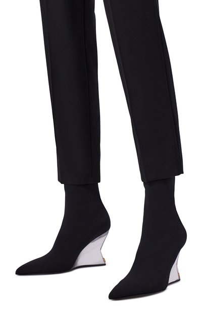 Текстильные ботильоны BALMAIN, арт. GN1TE201/TKNI, фото 2