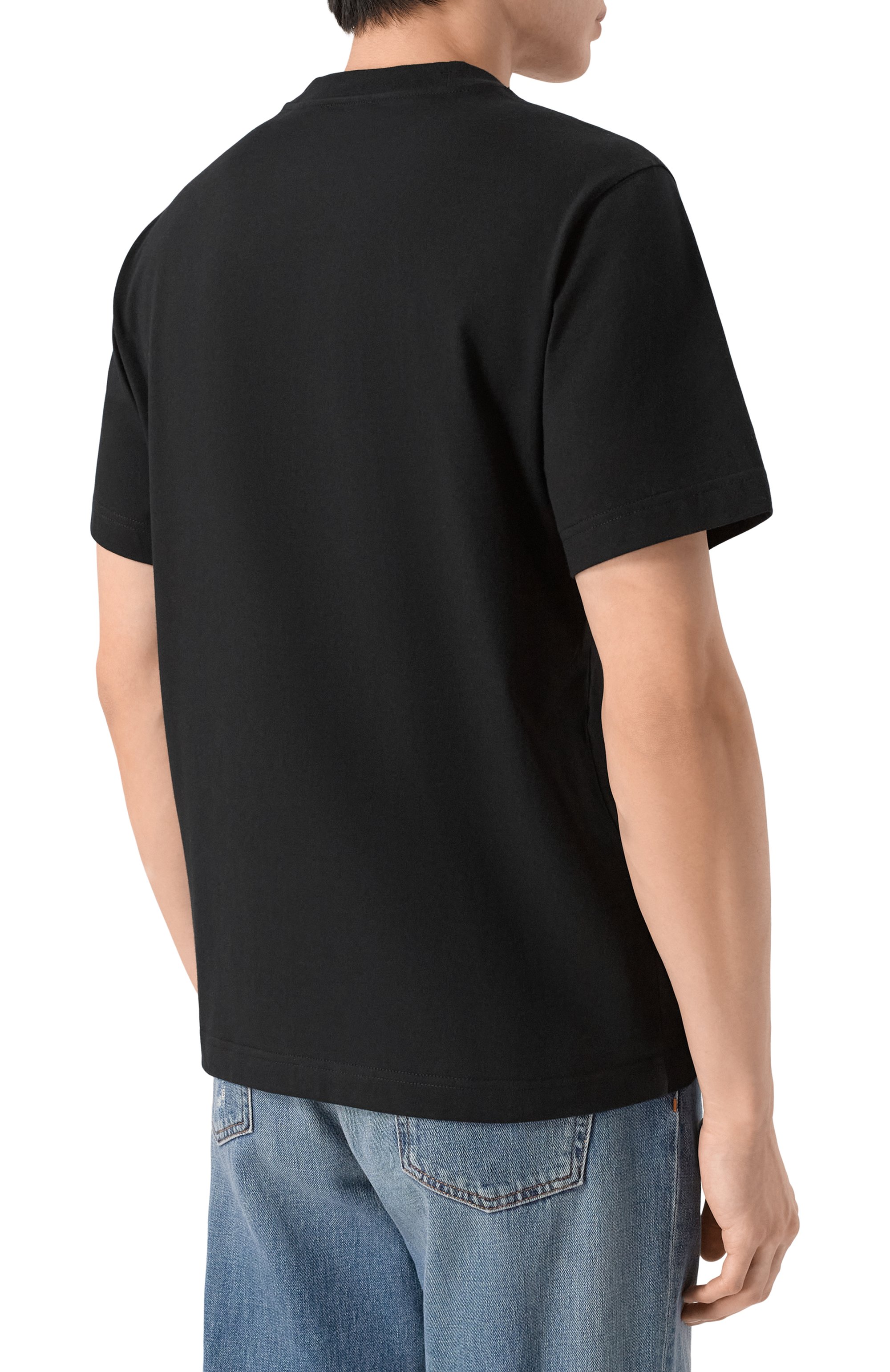 Хлопковая футболка BURBERRY, арт. 8119013, фото 4