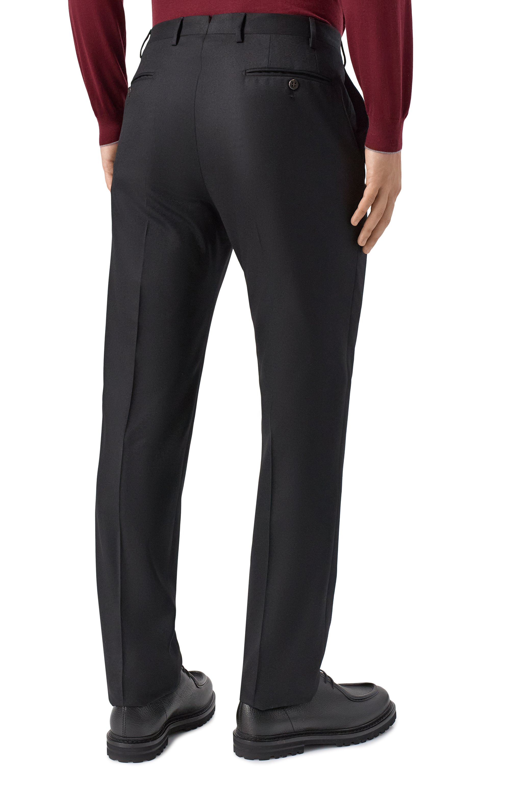 Шерстяные брюки CORNELIANI, арт. 265B01-2618111, фото 4