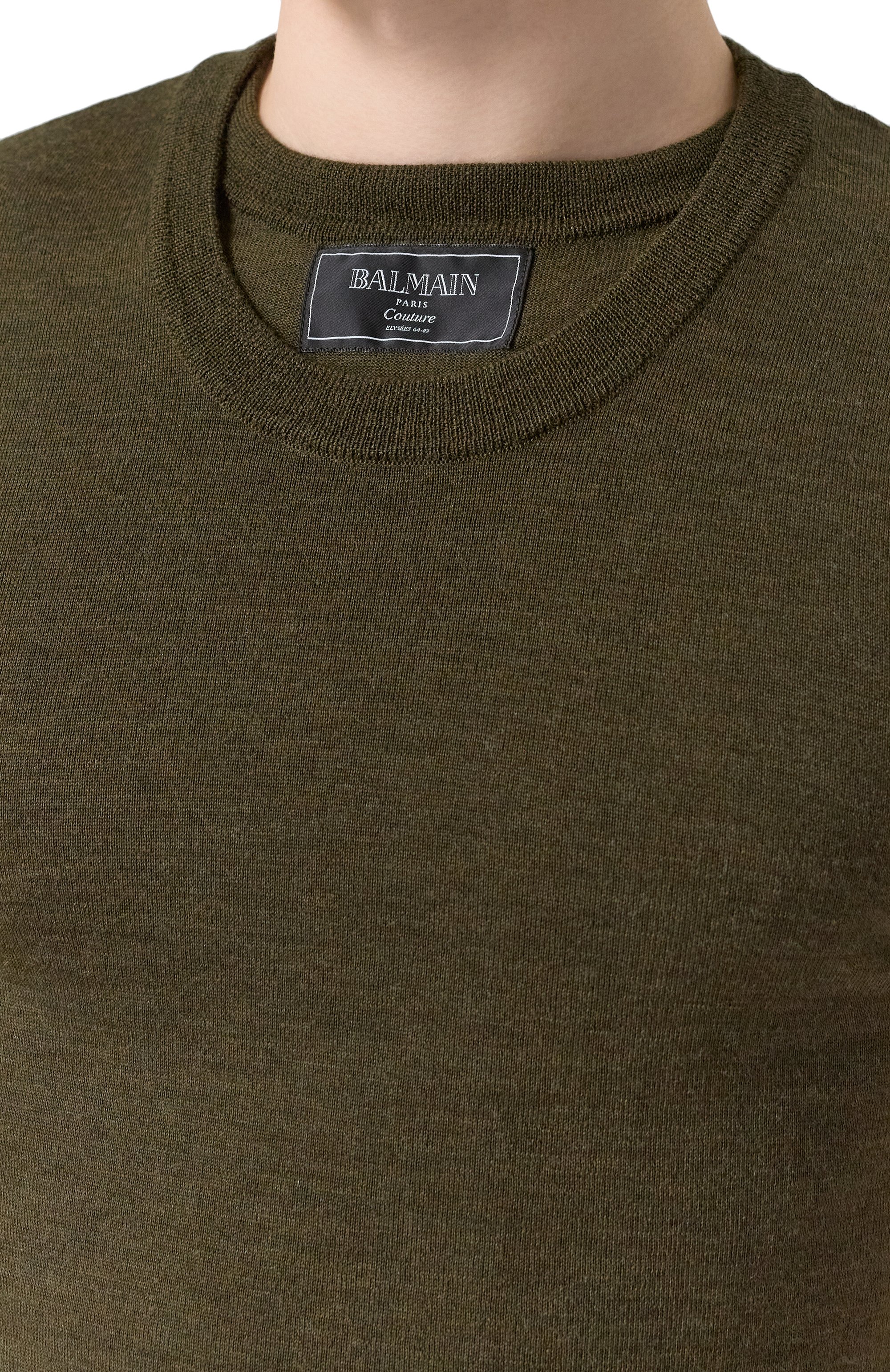 Шерстяной джемпер BALMAIN, арт. EH1AL027/KH92, фото 5