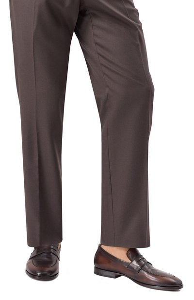 Кожаные пенни-лоферы PANTANETTI, арт. 18572D, фото 3