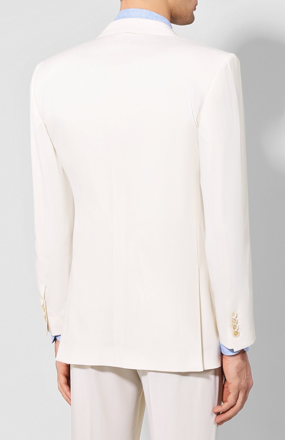 Шерстяной костюм-тройка DOLCE & GABBANA белого цвета по цене 385000 руб., арт. GKK7HT/FURGU, фото 3 Шерстяной костюм-тройка DOLCE & GABBANA, арт. GKK7HT/FURGU, фото 3