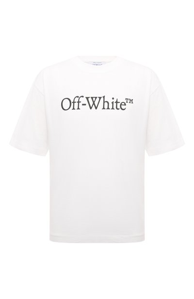 Мужская хлопковая футболка OFF-WHITE, арт. 0MAA120C99JER008