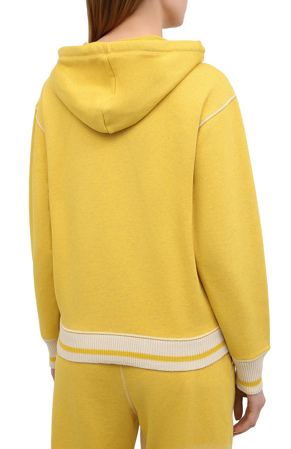 Хлопковое худи LOEWE желтого цвета по цене 77350 руб., арт. S359341XA9, фото 4 Хлопковое худи LOEWE, арт. S359341XA9, фото 4