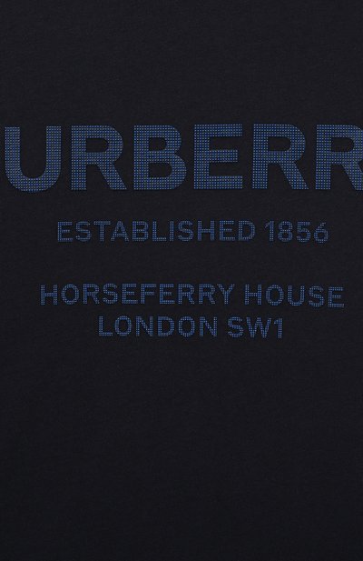 Хлопковая футболка BURBERRY, арт. 8051433, фото 3