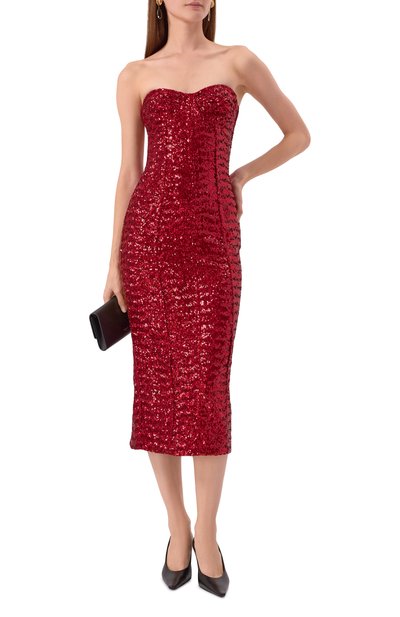 Платье с отделкой пайетками DOLCE & GABBANA, арт. F6DLBT/FLM7Q, фото 2