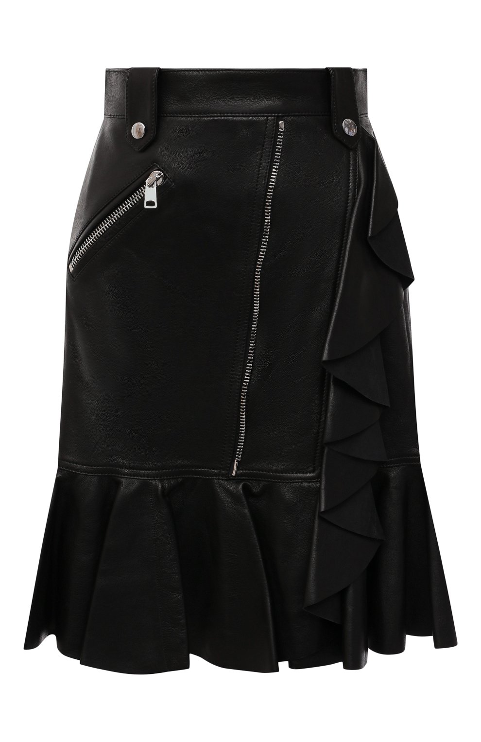 Кожаная юбка ALEXANDER MCQUEEN, арт. 668445/Q5AGK, фото 1