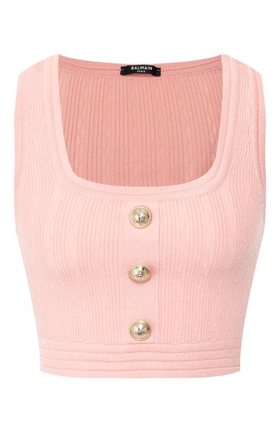 Женский топ из вискозы BALMAIN, арт. TF10007/K030