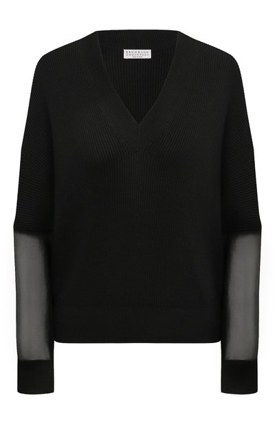Женский хлопковый пуловер BRUNELLO CUCINELLI, арт. M1919B1338