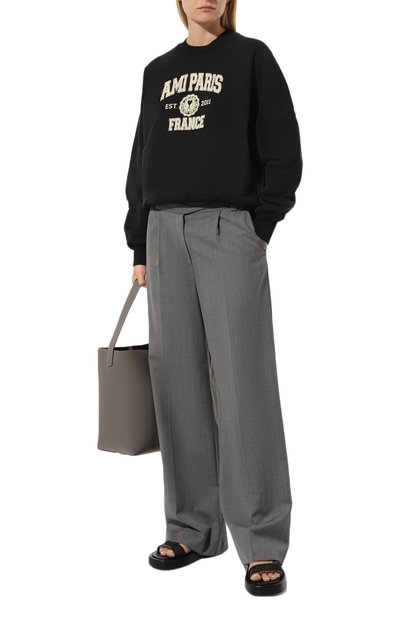 Хлопковый свитшот AMI, арт. USW010 747, фото 2