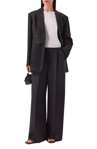 Брюки из вискозы и льна BRUNELLO CUCINELLI, арт. MH126P9138, фото 2