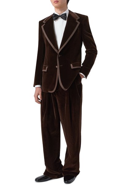 Мужской бархатный пиджак DOLCE & GABBANA, арт. G2VP0T/FUVG7