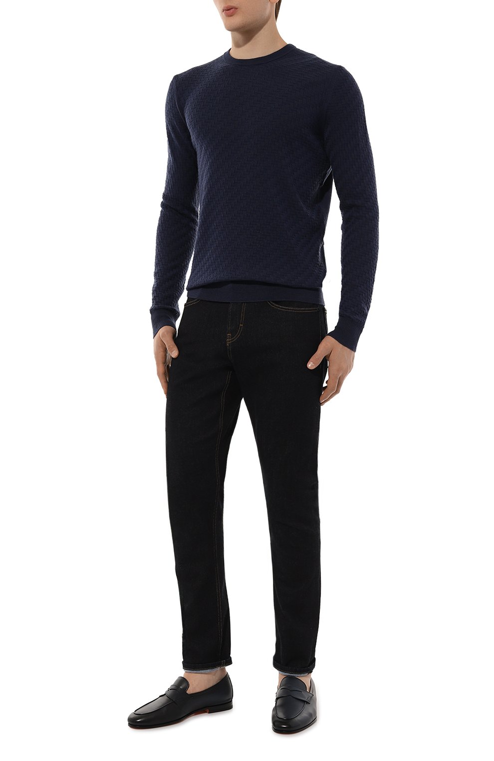 Кожаные пенни-лоферы carlos SANTONI, арт. MCNG18837SA4SSG8T50, фото 3