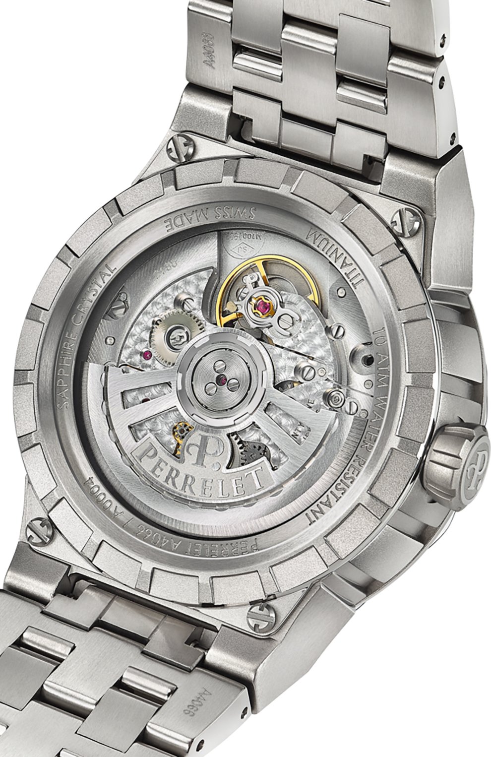 Часы turbine 41 full titanium green PERRELET, арт. A4066/3, фото 4