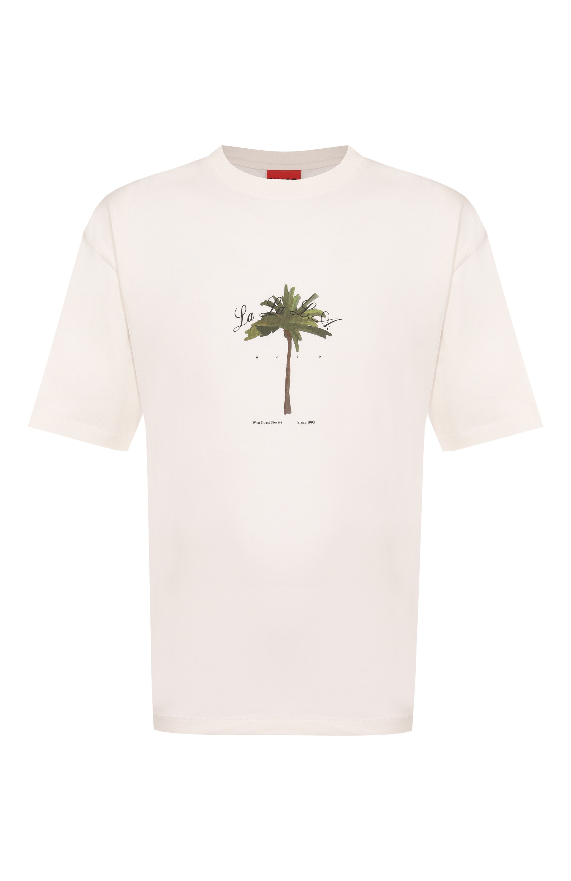 Хлопковая футболка HUGO, арт. 50538972, фото 1