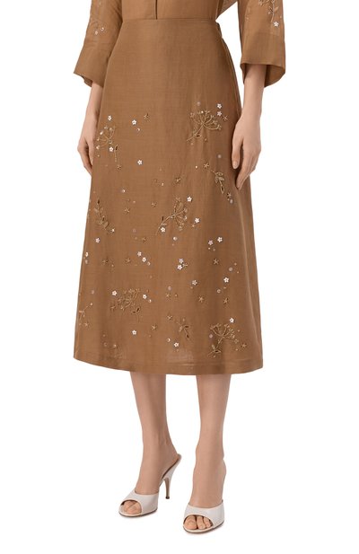 Юбка с отделкой бисером LORENA ANTONIAZZI, арт. E2644G041B/4248R, фото 3