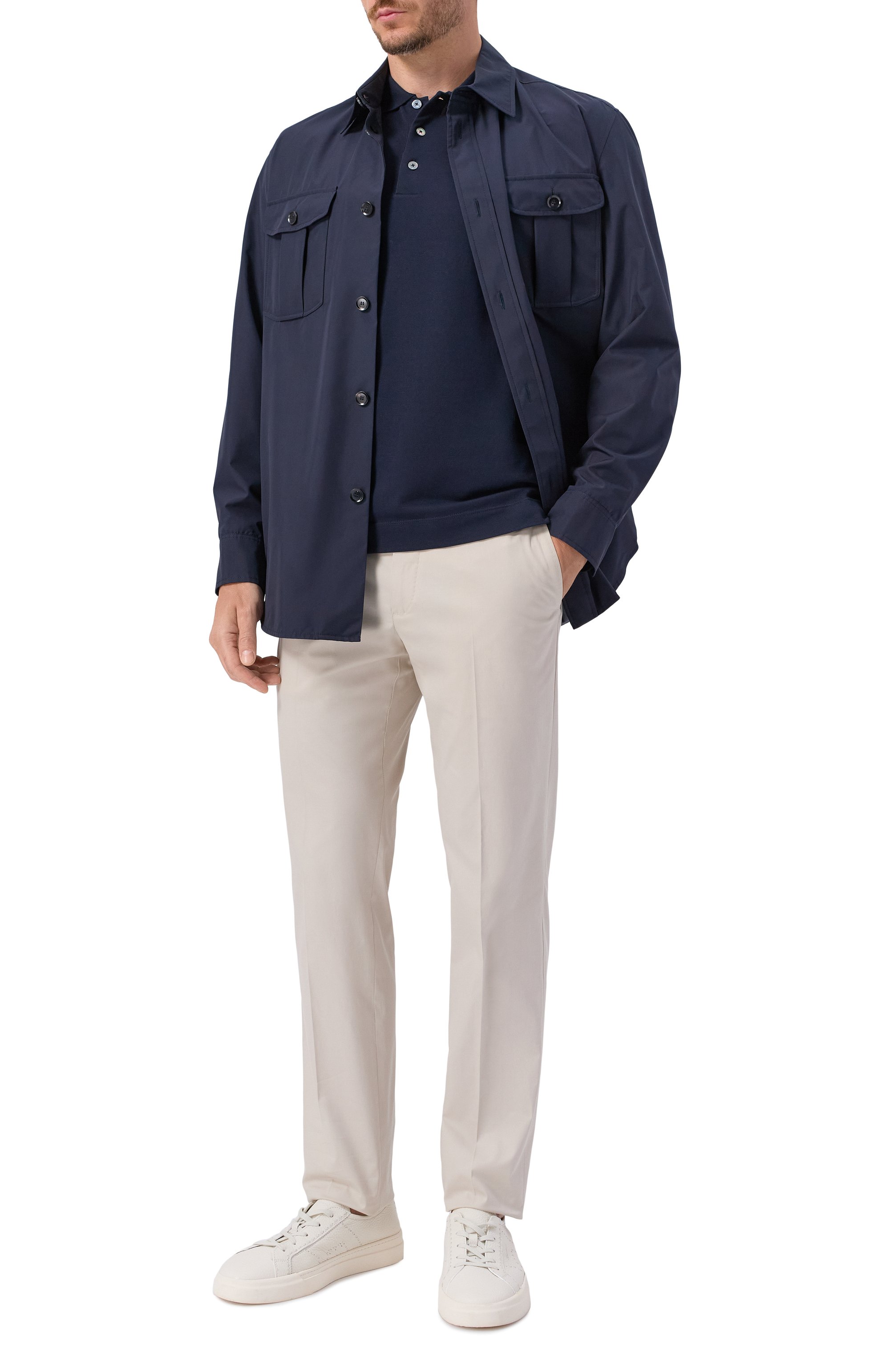 Хлопковое поло ZEGNA, арт. B746/RE7358A5, фото 2