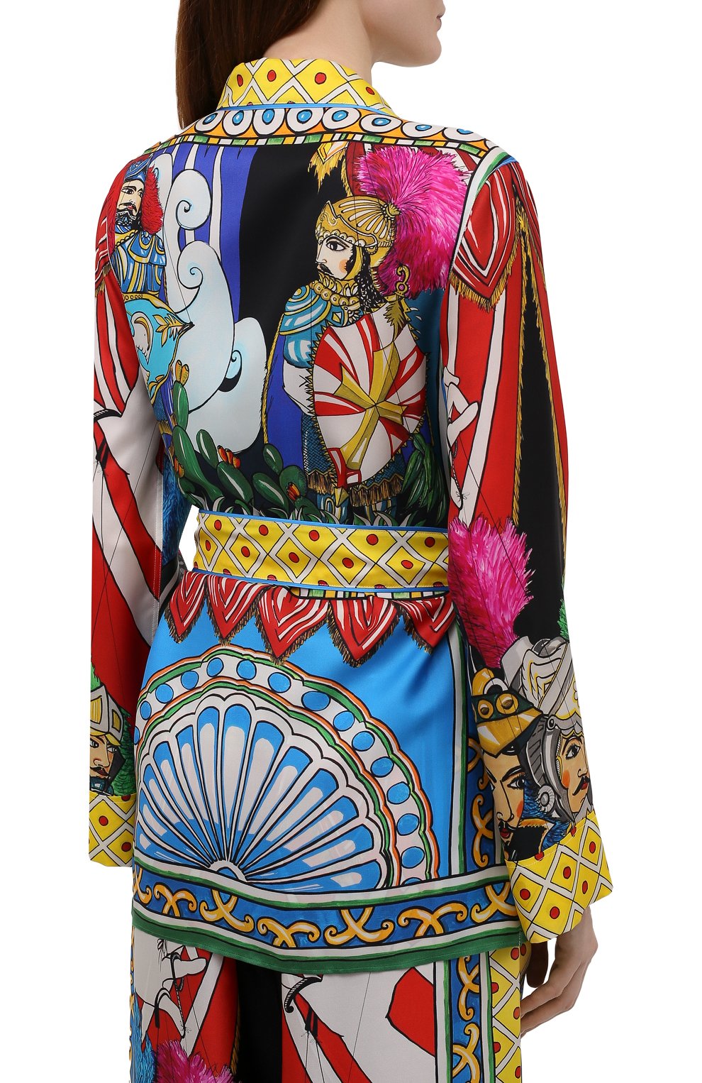 Шелковая рубашка DOLCE & GABBANA, арт. F5N53T/GDS12, фото 4