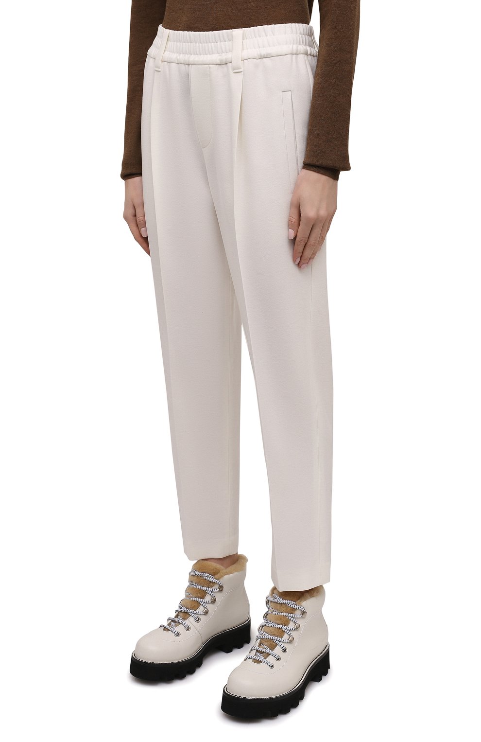 Брюки из шерсти и кашемира BRUNELLO CUCINELLI, арт. MB539P7915, фото 3
