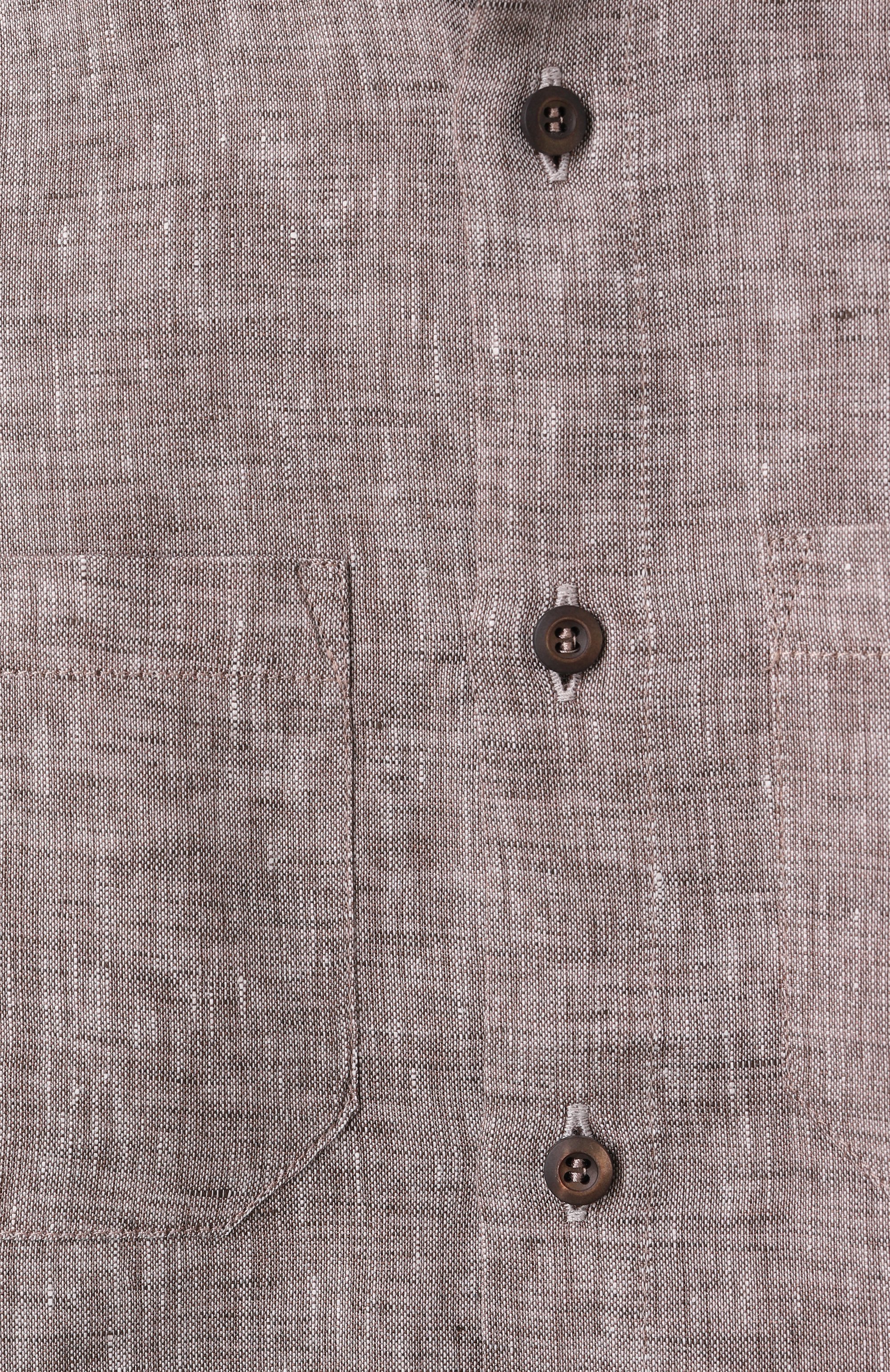 Льняная рубашка BRUNELLO CUCINELLI, арт. BM684C330A, фото 3