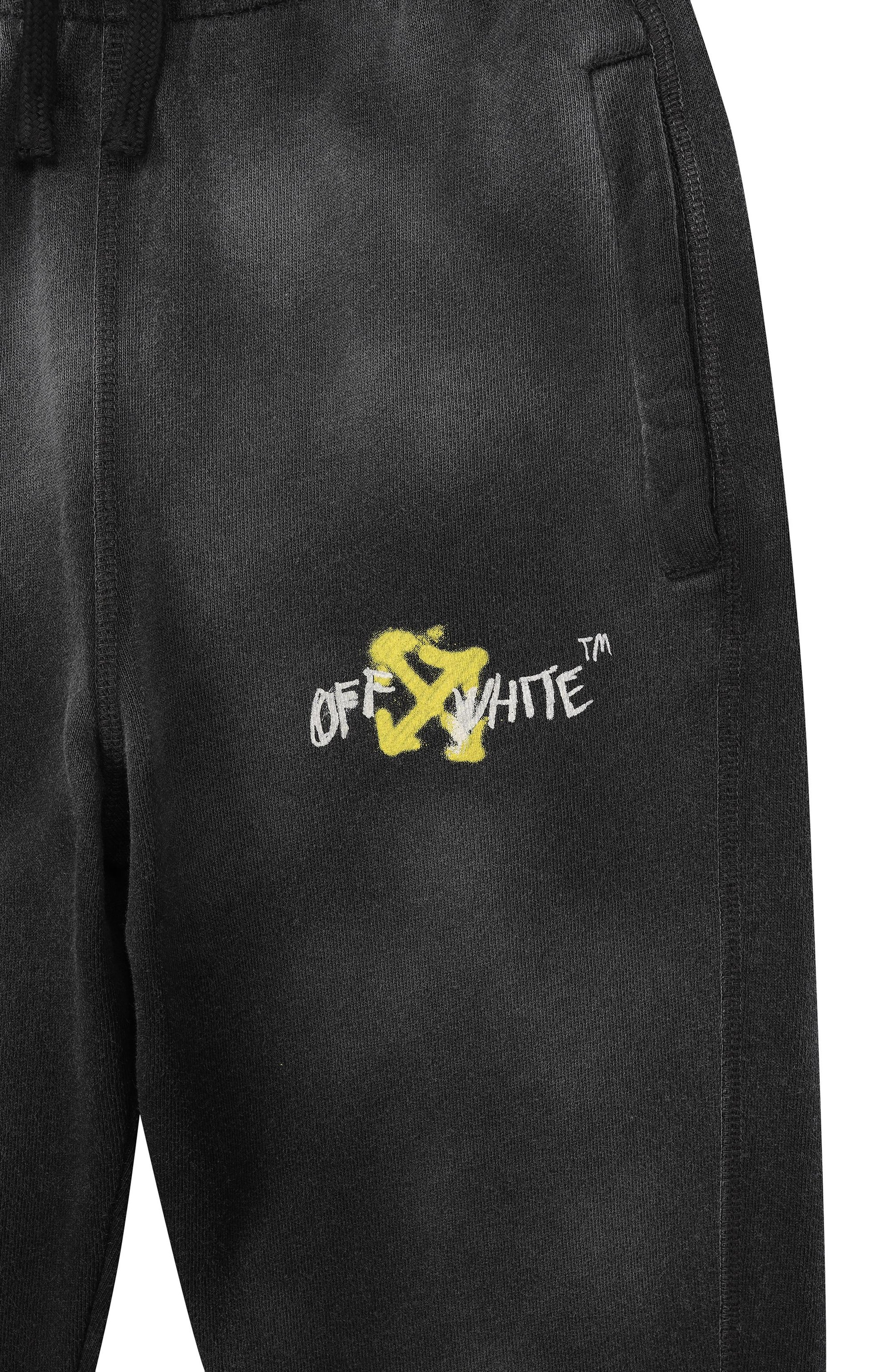 Хлопковые джоггеры OFF-WHITE, арт. 0BCH001S26FLE007_001, фото 3
