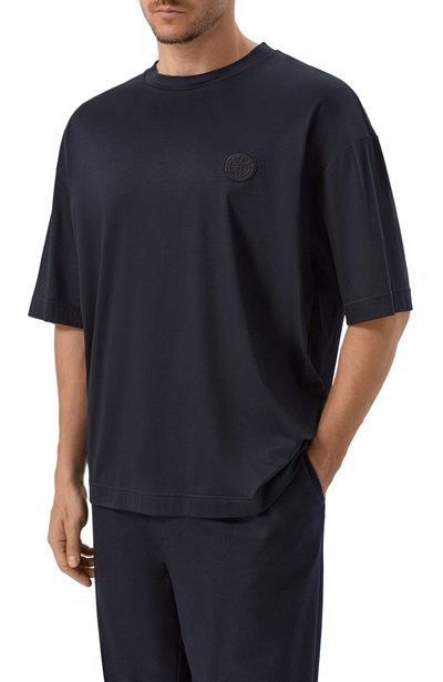 Хлопковая футболка GIORGIO ARMANI, арт. GM000315/AF30132, фото 3