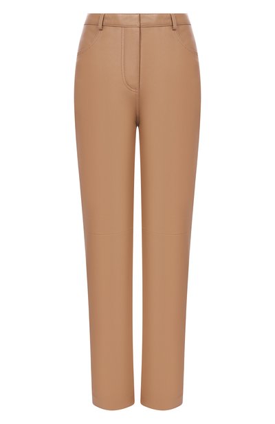Женские кожаные брюки 12 STOREEZ, арт. 138596