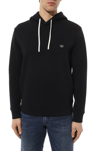 Хлопковое худи EMPORIO ARMANI, арт. 8N1MD0/1JHSZ, фото 3