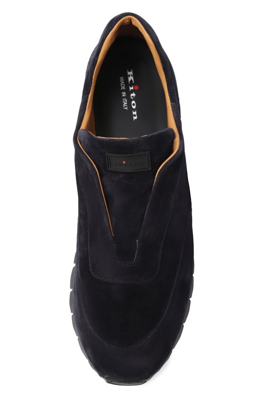 Замшевые кроссовки Kiton USSA107N0010801 Синий  USSA107N0010801 Фото 6
