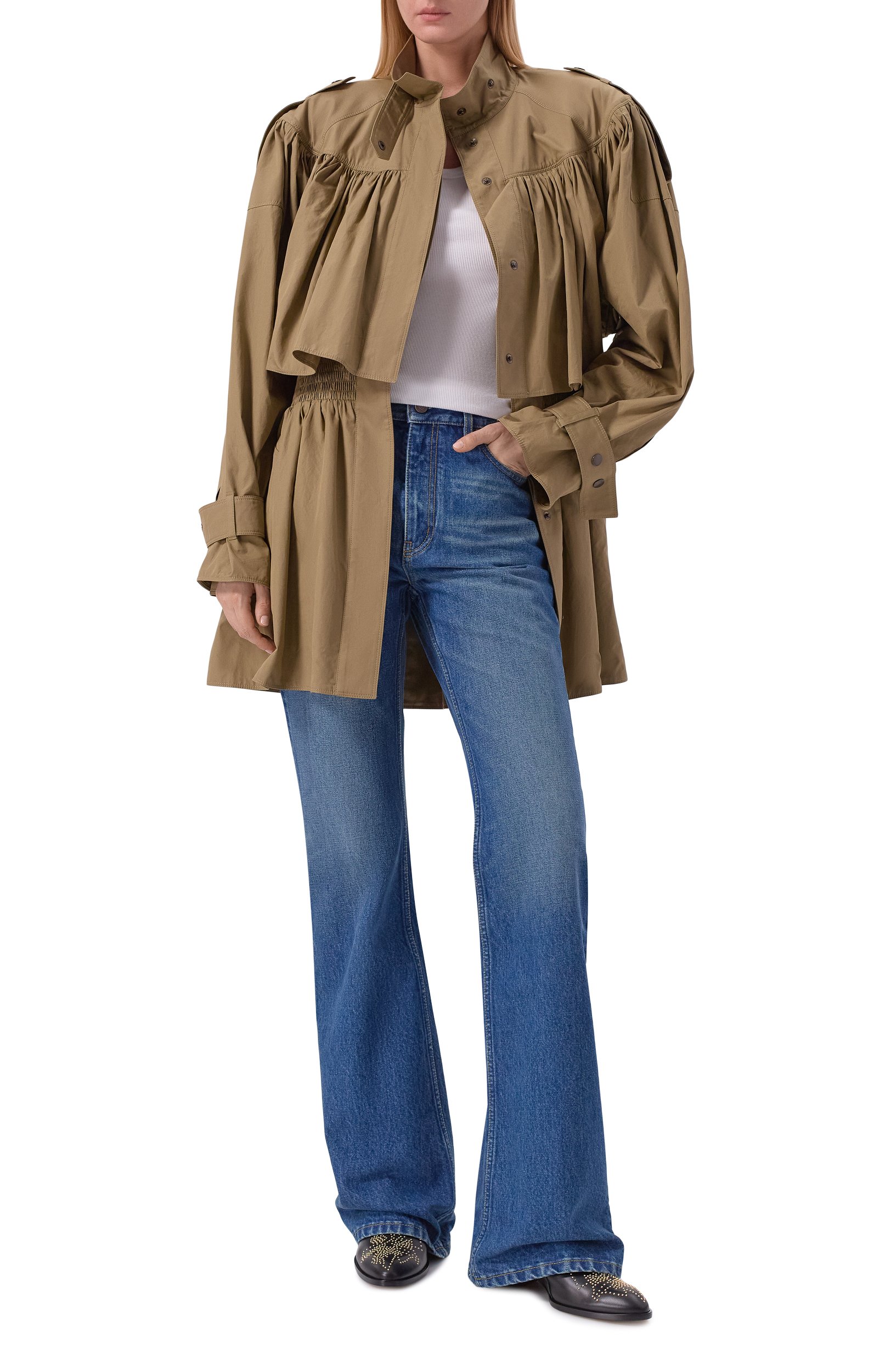 Джинсы CHLOÉ синего цвета по цене 131000 руб., арт. CH25WDP04153, фото 2 Джинсы CHLOÉ, арт. CH25WDP04153, фото 2
