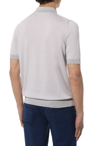 Поло из шелка и кашемира ZILLI, арт. MBZ-PZ132-MILL1/MC01, фото 4