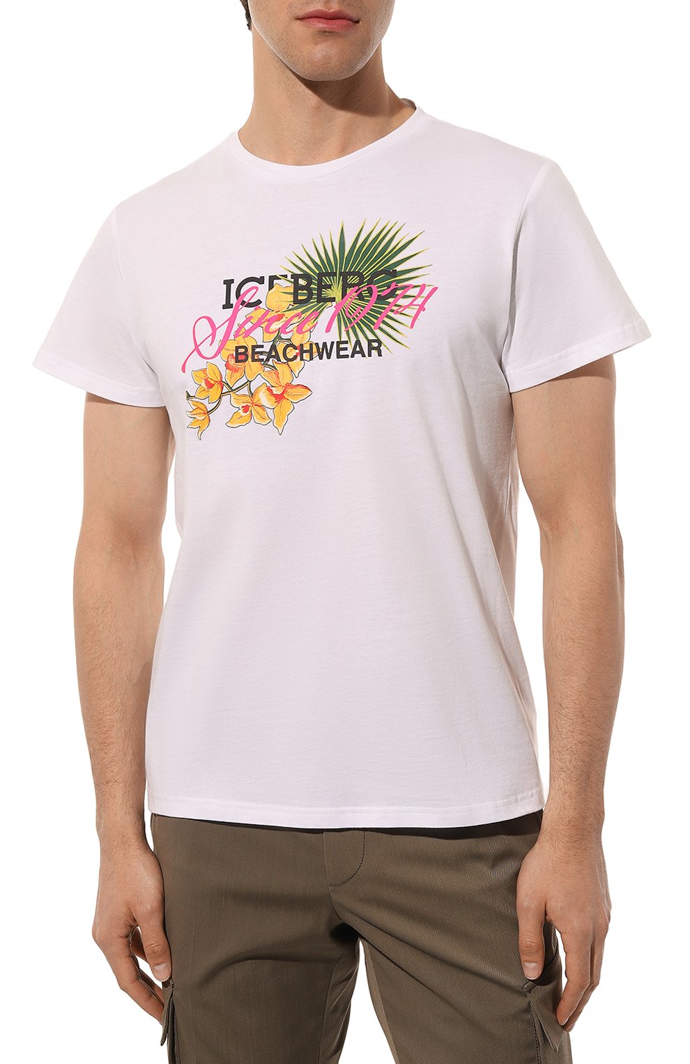Хлопковая футболка ICEBERG, арт. ICE3MTS02, фото 3